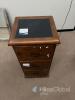 3-Drawer Wooden Filing Cabinet, Model LIK 3187, Vietnam, Lockable Top, 41"x19"x18", 2020 - 2