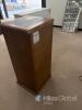 3-Drawer Wooden Filing Cabinet, Model LIK 3187, Vietnam, Lockable Top, 41"x19"x18", 2020 - 5