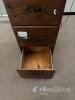 3-Drawer Wooden Filing Cabinet, Model LIK 3187, Vietnam, Lockable Top, 41"x19"x18", 2020 - 9
