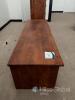 Solid Wood TV Stand Entertainment Unit &ndash; 60"x16"x18", 2 Doors, 2 Open Shelves, Cable Holes - 6