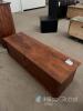 Solid Wood TV Stand Entertainment Unit &ndash; 60"x16"x18", 2 Doors, 2 Open Shelves, Cable Holes - 7