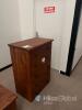 Solid Wood 5-Drawer Chest of Drawers, Medium-Dark Brown Finish, Black Metal Ring Pulls - 12