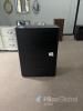 Modern Black 5-Drawer Tall Dresser with Integrated Pulls