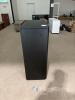 Modern Black 5-Drawer Tall Dresser with Integrated Pulls - 7