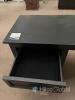 Black Modern Office Desk, 59"x24", 2 Drawers, Locking Pedestal, Lot #1041 - 6