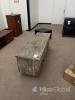 Rustic Solid Wood TV Stand, 65"x20"x22", 2 Drawers, 2 Shelves, Gray Finish, Cable Holes - 2