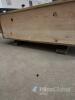 Rustic Solid Wood TV Stand, 65"x20"x22", 2 Drawers, 2 Shelves, Gray Finish, Cable Holes - 4