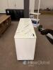 Modern White Gloss Sideboard Cabinet, Faux Marble Top, 2 Drawers, 2 Door Shelves, Asset 1046 - 3