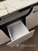 Modern White Gloss Sideboard Cabinet, Faux Marble Top, 2 Drawers, 2 Door Shelves, Asset 1046 - 9