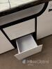 Modern White Gloss Sideboard Cabinet, Faux Marble Top, 2 Drawers, 2 Door Shelves, Asset 1046 - 10