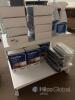 White Metal Retail Gondola Shelving Unit, 3 Tiers, Adjustable, 30"x18"x60" - 7