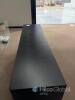 Black Wood Grain Storage Credenza with 3 Doors and Shelves, Approx. 70" x 20" x 30" - 3