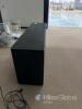 Black Wood Grain Storage Credenza with 3 Doors and Shelves, Approx. 70" x 20" x 30" - 4