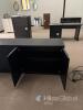 Black Wood Grain Storage Credenza with 3 Doors and Shelves, Approx. 70" x 20" x 30" - 7