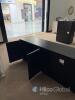 Black Wood Grain Storage Credenza with 3 Doors and Shelves, Approx. 70" x 20" x 30" - 9