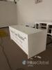 White Retail Store Counter/Reception Desk with Drawers and Cabinets - 2