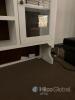 White Glass Door Display Cabinet Sideboard approximately 120 cm in height, 150 cm in width, and 35 cm in depth - 8