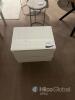 JGR Furniture White 2-Drawer Bedside Table 50 cm width x 40 cm depth x 55 cm height