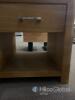 Wooden Bedside Table with Drawer 50 cm x 50 cm x 47 cm - 3