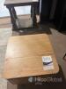 Wooden Square Side Table with Drawer - 2