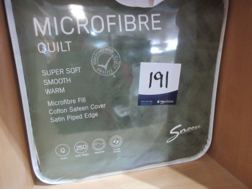 Microfibre Quilt, Queen, 250 Gram