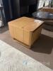 Wooden Square Side Table with Drawer - 5