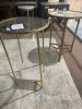 Metal and Glass Round Side Table E144741 - 4
