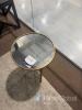 Round Glass Top Gold Metal Side Table - 3