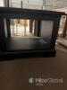 Black Open Shelf Square Side Table - 5
