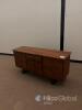 Wooden Sideboard Cabinet with Drawers and Doors - 2