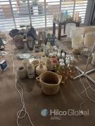 Assorted Decorative Vases, Baskets, Trays, and Homeware Collection