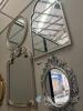 Assorted Decorative Wall Mirrors, Various Styles and Finishes - 6