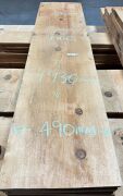 Bunya Pine Boards, 1.93m x 480mm x 50mm x 5 pieces