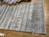 Zagros K320A Medil Stripe Polyester Rug. 160x230 cm