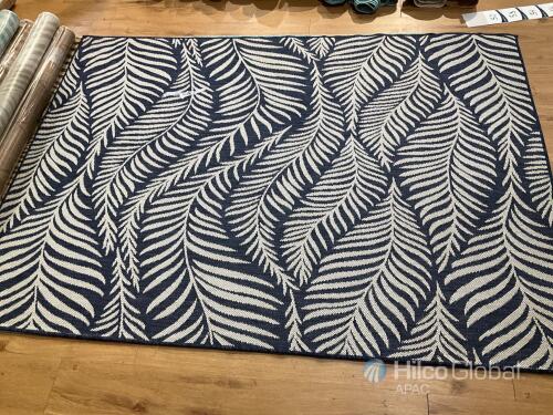 Elements 11213A Navy Cream Area Rug