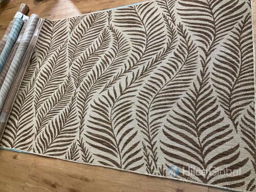 Elements 11213A Cream Brown Rug