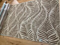 Elements 11213A Cream Brown Rug