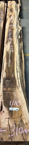 Live Edge Mountain Grey Gum Timber Slab, 3.02m x 250mm x 25mm x 10 pieces