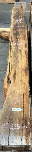 Live Edge Mountain Grey Gum Timber Slab, 3.16m x 270mm x 50-60mm x 7pieces