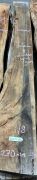 Live Edge Mountain Grey Gum Timber Slab, 3.04m x 250mm x 50-60mm x 8 pieces