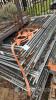 Qty Temporary Fencing Panels with Plastic Fence Feet - 2