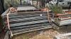 Qty Temporary Fencing Panels with Plastic Fence Feet - 3