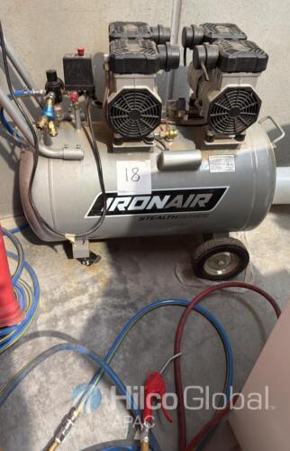 Ironair TTD16100OF 100L Oil-Free Direct Drive Compressor