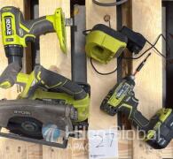 Ryobi Power Tool Set with Charger and Batteries