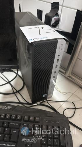 Office Furniture with HP ProDesk Small Form Factor Desktop Computer