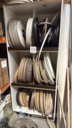 Assorted PVC Edgebanding Rolls Mixed Colors and Sizes