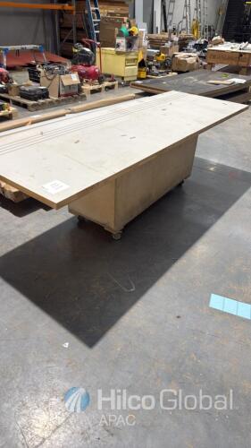 Custom Wooden Mobile Workbench/Table