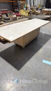 Custom Wooden Mobile Workbench/Table