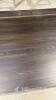 13 Sheets of Particle Board Panel Wood Veneer Dark Finish, r 4020 x 2020mm approx - 3