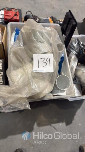 Assorted Ducting and Plumbing Fittings Lot